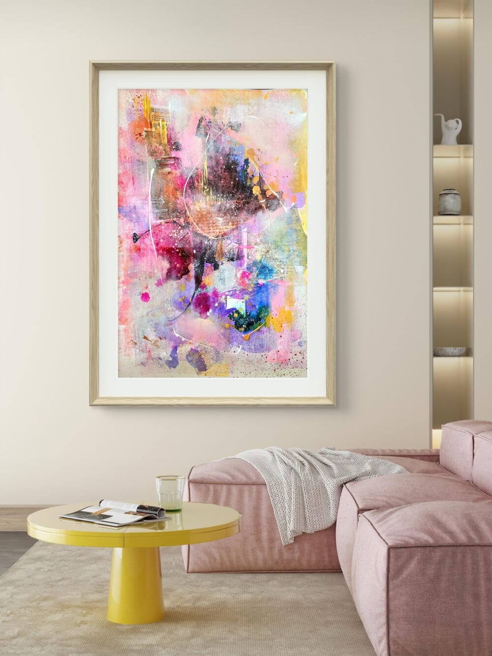 Abstract Art Print (With Frame) - Image 3