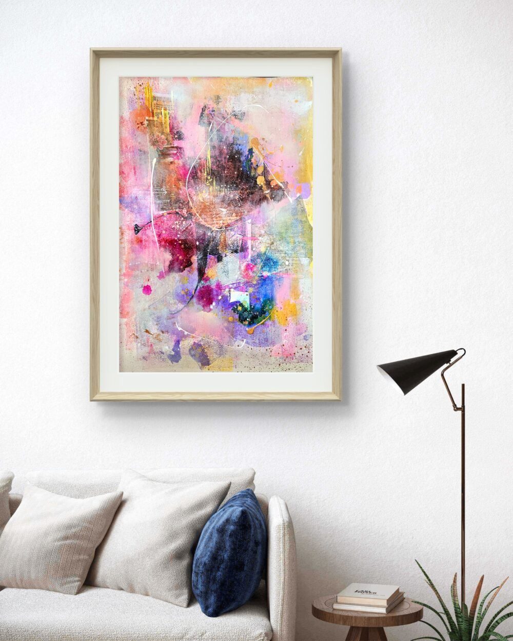 Abstract Art Print (With Frame) - Image 2