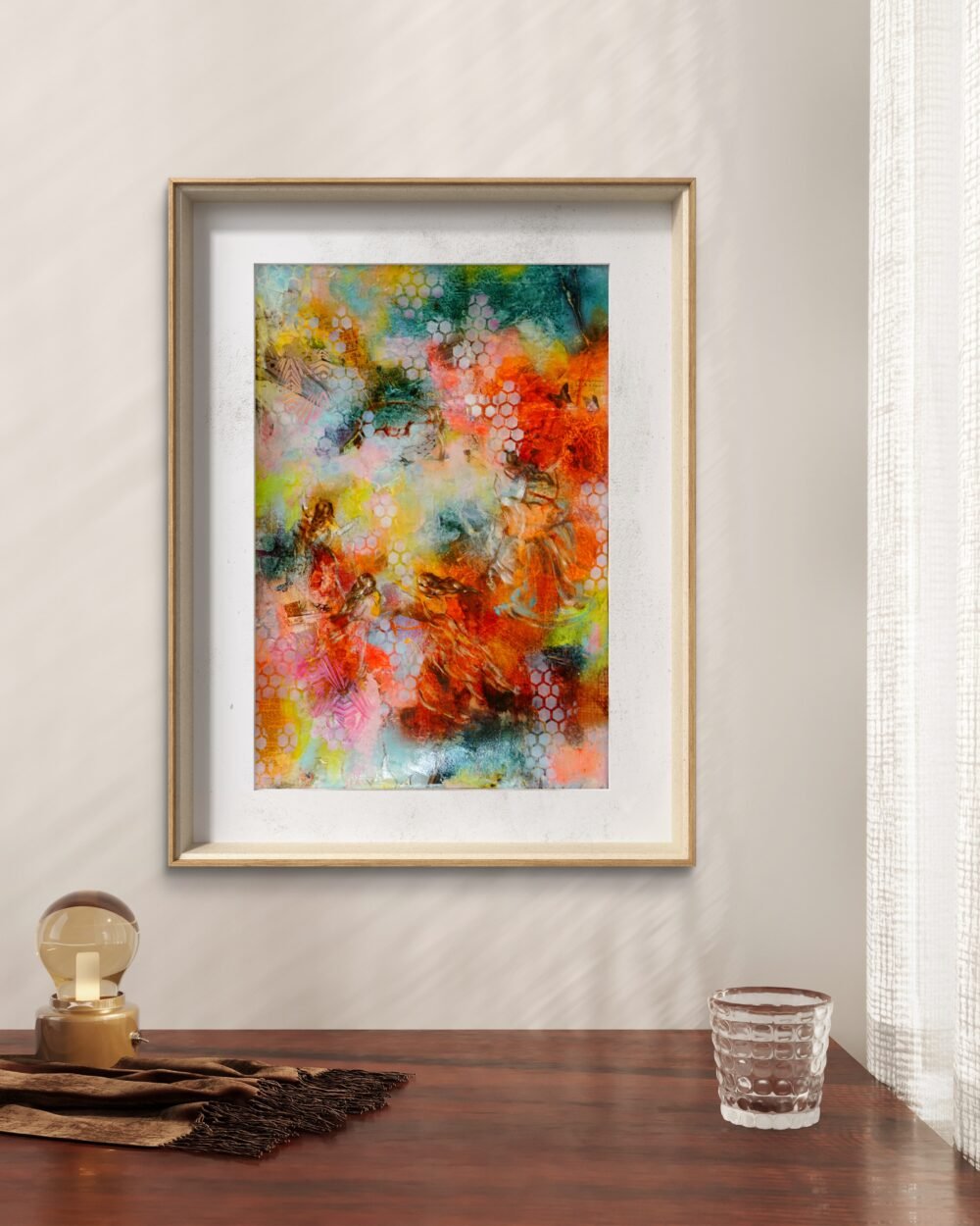 Abstract Art Print (With Frame) - Image 2