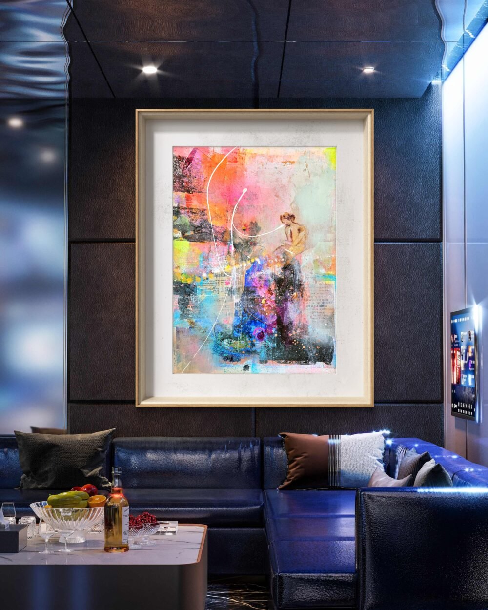 Abstract Art Print (With Frame) - Image 3