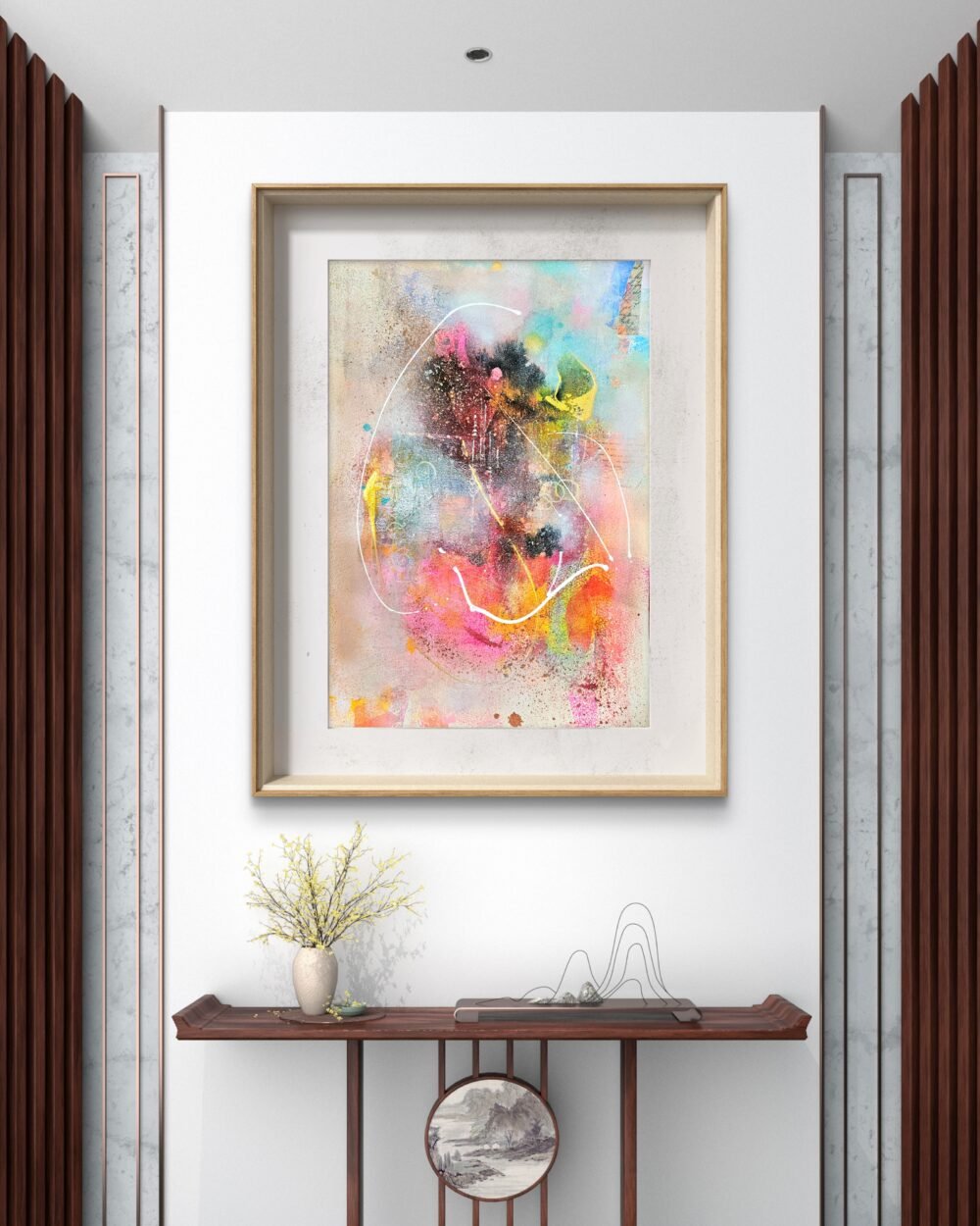 Abstract Art Print (With Frame) - Image 3